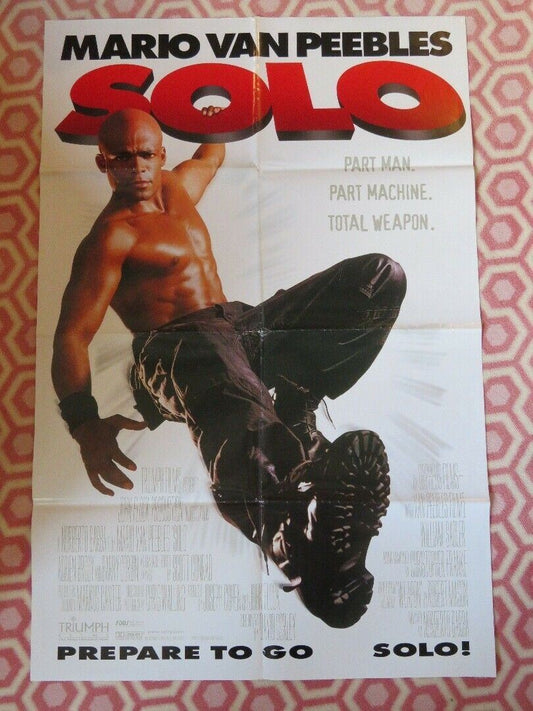 SOLO FOLDED US ONE SHEET POSTER MARIO VAN PEEBLES 1996 - Rendezvous Cinema