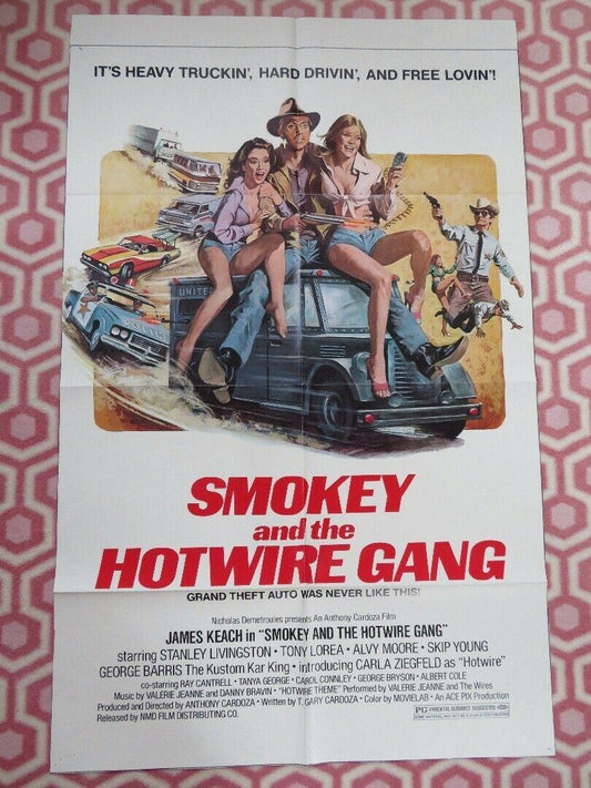 SMOKEY AND THE HOTWIRE GANG 38"x24.53" FOLDED US ONE SHEET POSTER 1979 - Rendezvous Cinema