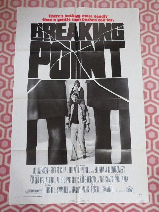 BREAKING POINT FOLDED US ONE SHEET POSTER BO SVENSON ROBERT CULP 1976 - Rendezvous Cinema