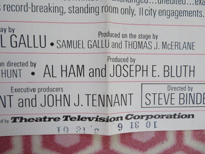 GIVE 'EM HELL, HARRY FOLDED US ONE SHEET POSTER JAMES WHITMORE 1975 - Rendezvous Cinema