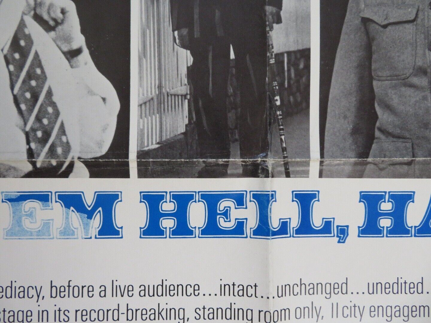 GIVE 'EM HELL, HARRY FOLDED US ONE SHEET POSTER JAMES WHITMORE 1975 - Rendezvous Cinema