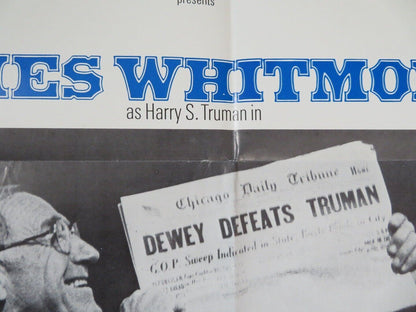 GIVE 'EM HELL, HARRY FOLDED US ONE SHEET POSTER JAMES WHITMORE 1975 - Rendezvous Cinema