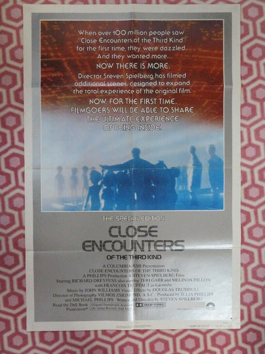 CLOSE ENCOUNTERS OF THE THIRD KIND FOLDED US ONE SHEET POSTER R DREYFUSS 1980