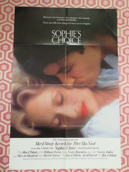 SOPHIE'S CHOICE US ONE SHEET POSTER MERYL STREEP KEVIN KLINE 1982 - Rendezvous Cinema