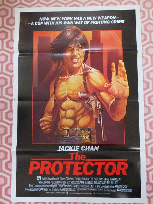 THE PROTECTOR  US ONE SHEET POSTER JACKIE CHAN DANNY AIELLO 1985