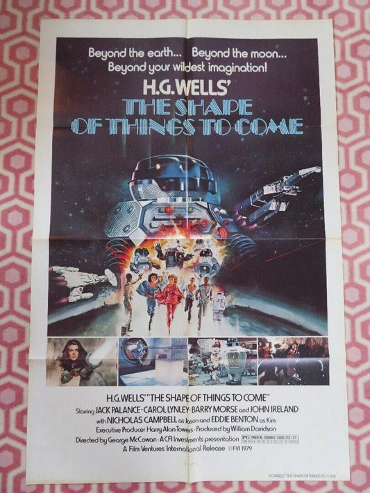 THE SHAPE OF THINGS TO COME US ONE SHEET POSTER H.G.WELLS JACK PALANCE 1979 - Rendezvous Cinema