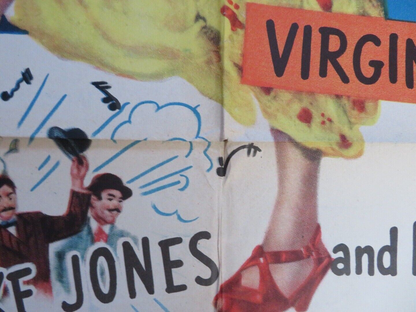 LADIES' MAN FOLDED US ONE SHEET POSTER EDDIE BRACKEN CASS DAILEY 1947 - Rendezvous Cinema