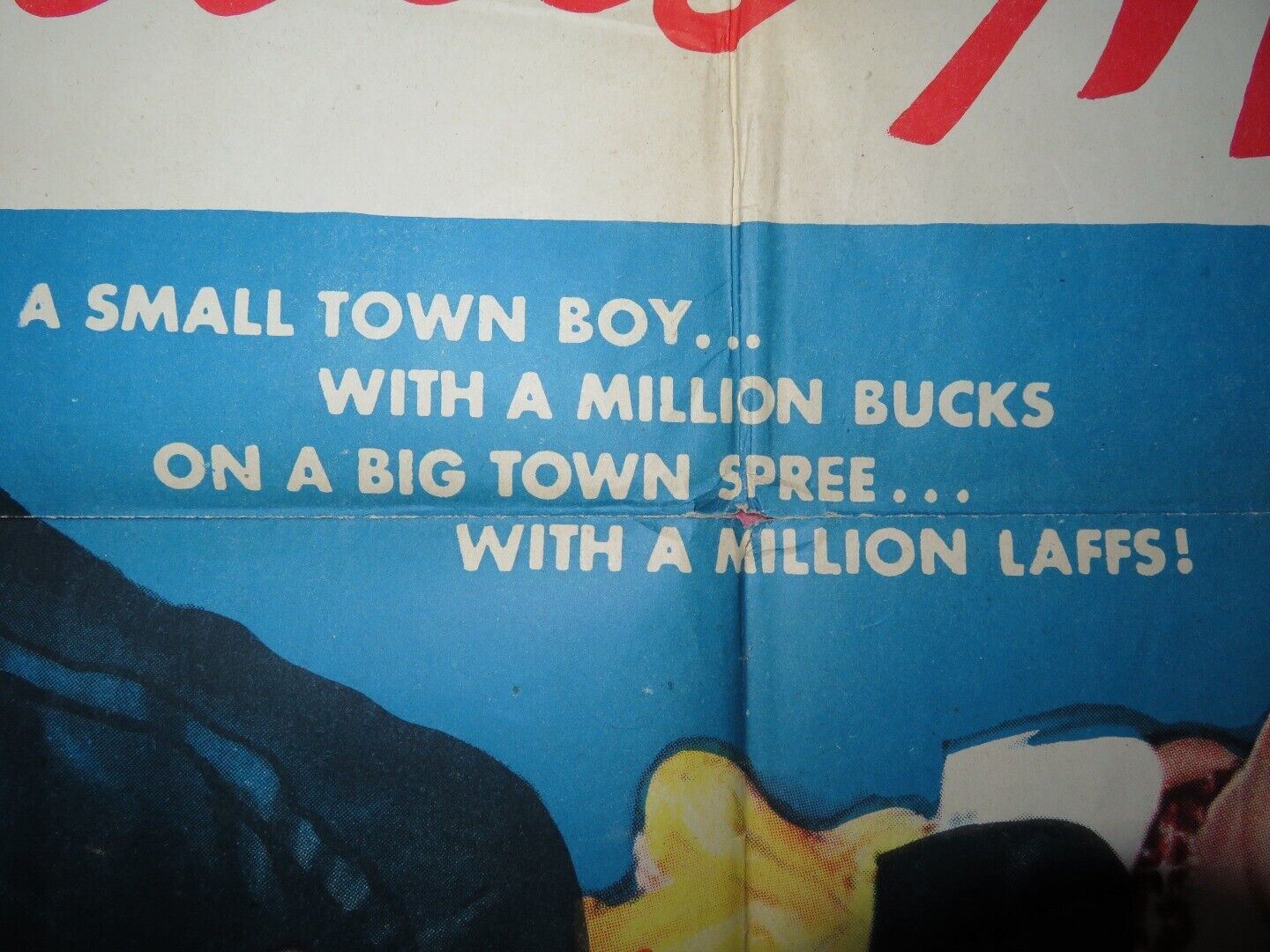 LADIES' MAN FOLDED US ONE SHEET POSTER EDDIE BRACKEN CASS DAILEY 1947 - Rendezvous Cinema