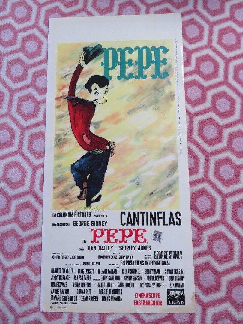 PEPE ITALIAN LOCANDINA (27.5"x13") POSTER CANTINFLAS DAN DAILEY 1961 - Rendezvous Cinema