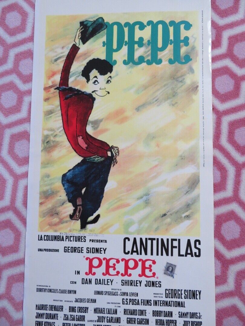 PEPE ITALIAN LOCANDINA (27.5"x13") POSTER CANTINFLAS DAN DAILEY 1961 - Rendezvous Cinema