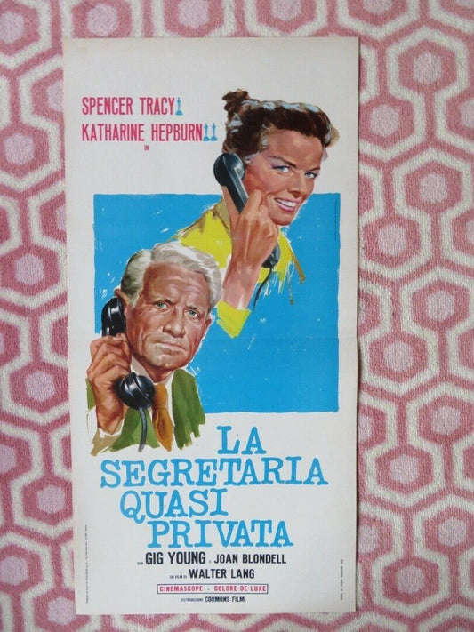 LA SEGRETARIA QUASI PRIVATA ITALIAN LOCANDINA (25.5"x12.5") POSTER 1958 - Rendezvous Cinema