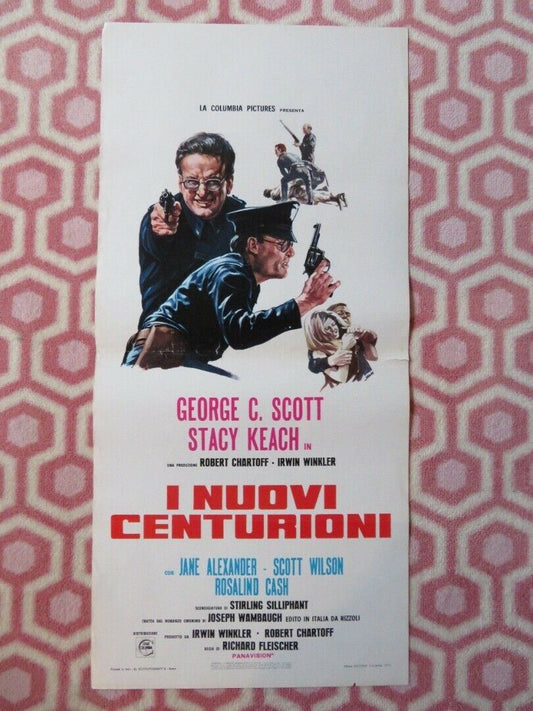 I NUOVI CENTURIONI ITALIAN LOCANDINA (27.5"x13") POSTER GEORGE C.SCOTT 1972