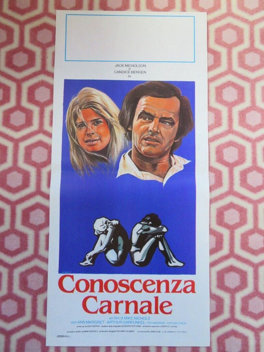 CONOSCENZA CARNALE /Carnal Knowledge ITALIAN LOCANDINA (27.5"x13") POSTER 1971 - Rendezvous Cinema