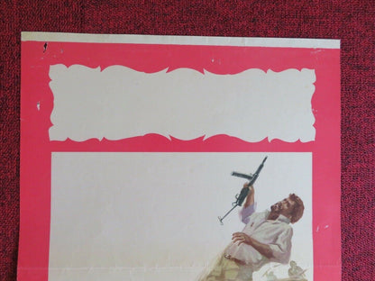 I SETTE DANNATI / Brennender Sand ITALIAN LOCANDINA (27.5"x13.5") POSTER 1966 - Rendezvous Cinema