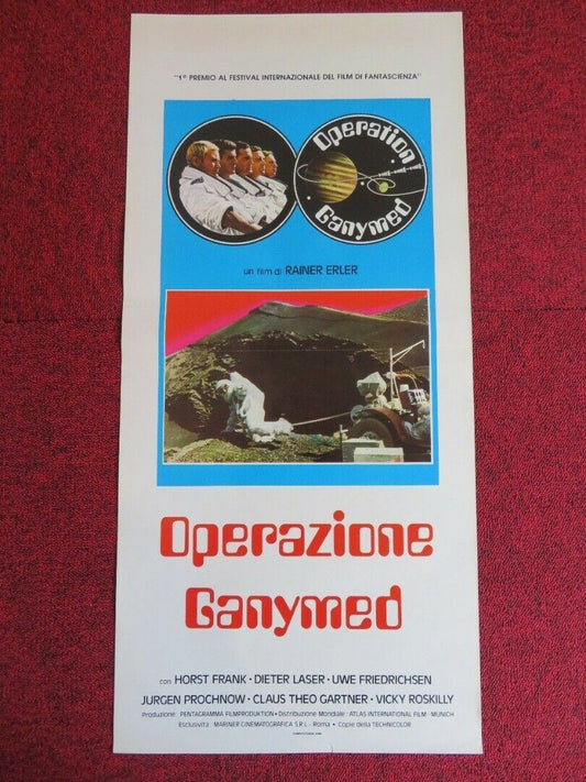 OPERAZIONE GANYMED/Operation Ganymed ITALIAN LOCANDINA (27.5"x13.5") POSTER 1977 - Rendezvous Cinema