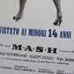 MASH  ITALIAN LOCANDINA (27.5"x13") POSTER DONALD SUTHERLAND ELLIOTT GOULD 1970
