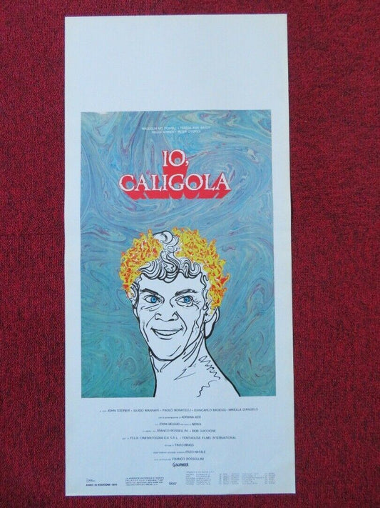 IO, CALIGOLA / Caligula ITALIAN LOCANDINA (27.5"x13") POSTER JOHN STEINER 1984