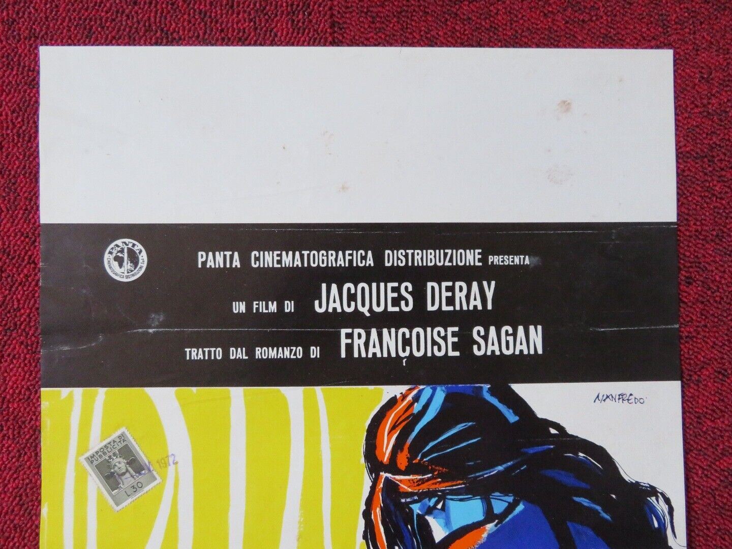 UN PO' DI SOLE NELL' ACQUA GELIDA ITALIAN LOCANDINA (27.5"x12") POSTER 1971 - Rendezvous Cinema