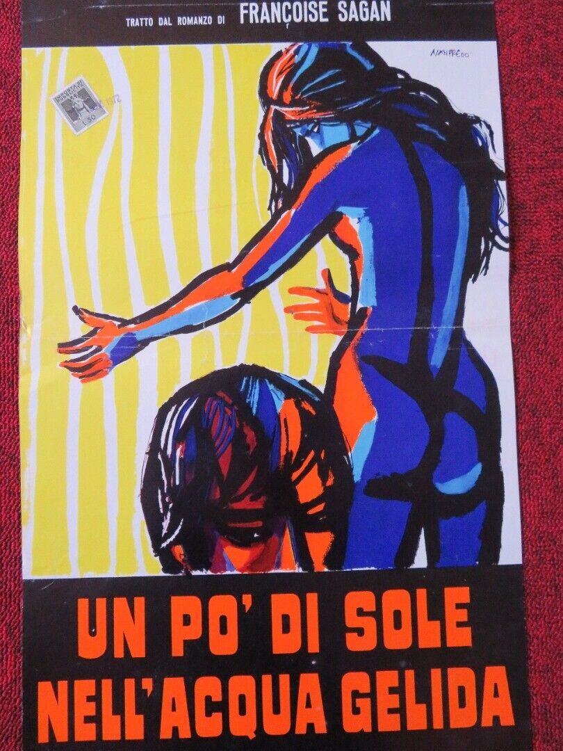 UN PO' DI SOLE NELL' ACQUA GELIDA ITALIAN LOCANDINA (27.5"x12") POSTER 1971 - Rendezvous Cinema