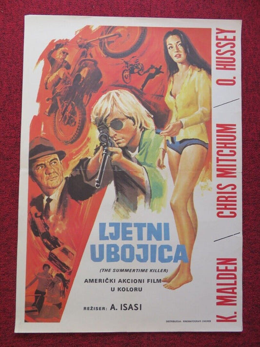 LJETNI UBOJICA / Summertime Killer YUGOSLAVIAN (19.5"x 27") POSTER 1972 - Rendezvous Cinema