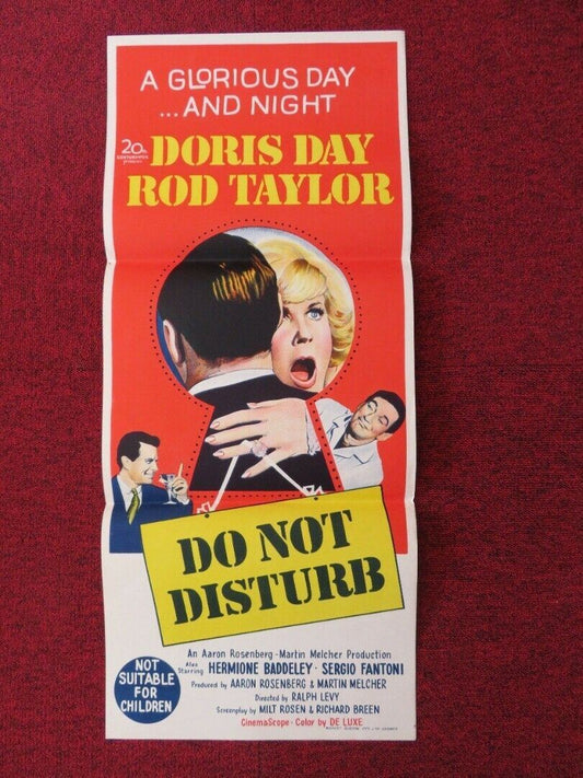 DO NOT DISTURB FOLDED AUSTRALIAN DAYBILL POSTER DORIS DAY ROD TAYLOR 1965