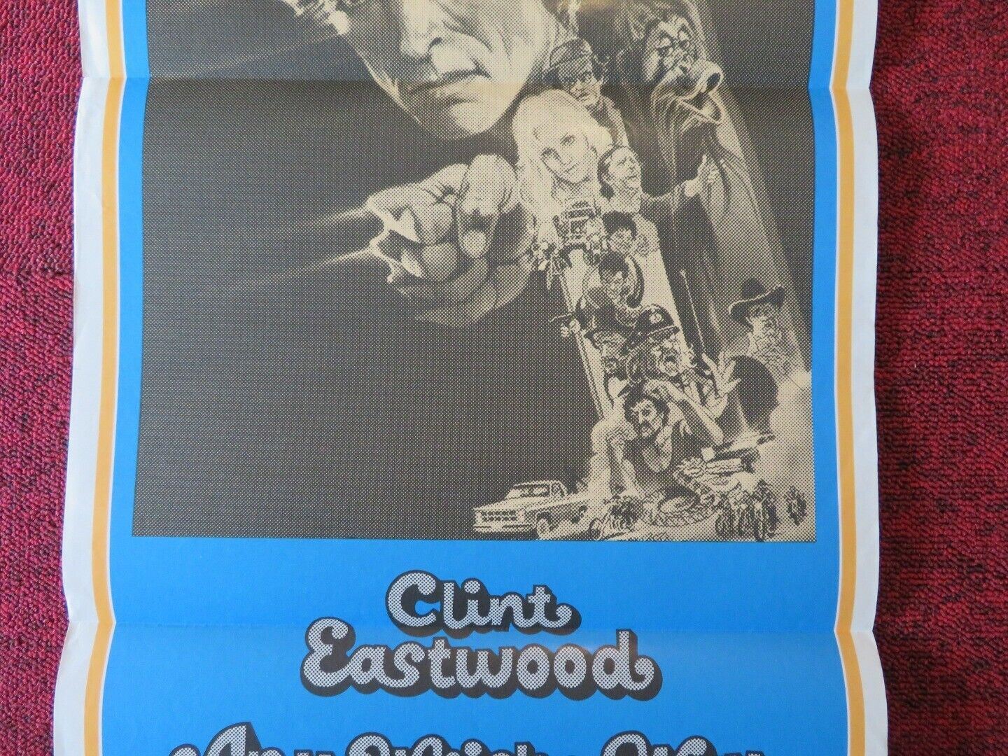 ANY WHICH WAY YOU CAN FOLDED AUSTRALIAN DAYBILL POSTER  Clint Eastwood 1980