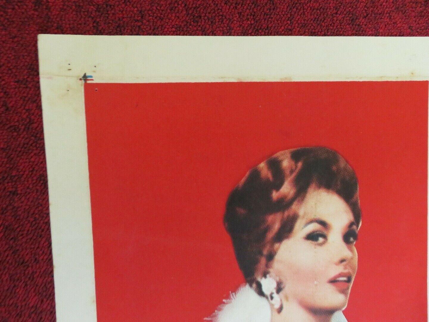 GO NAKED IN THE WORLD FOLDED US ONE SHEET POSTER GINA LOLLOBRIGIDA 1961 - Rendezvous Cinema