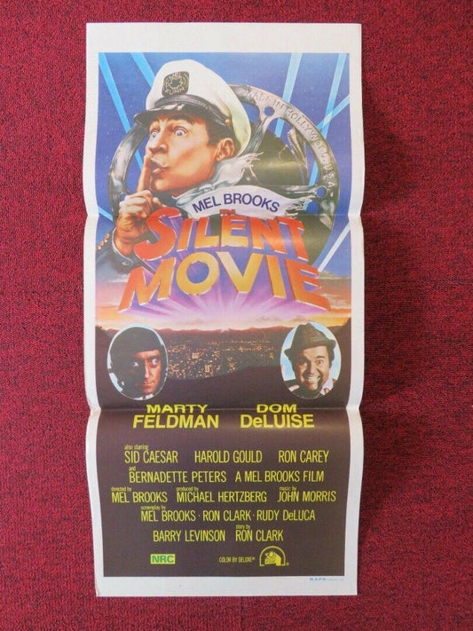 SILENT MOVIE FOLDED AUSTRALIAN DAYBILL POSTER Mel Brooks Marty Feldman 1976 - Rendezvous Cinema