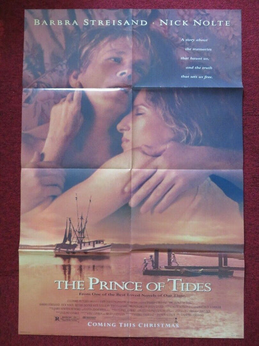 THE PRINCE OF TIDES  FOLDED US ONE SHEET POSTER NICK NOLTE BARBRA STREISAND 1991