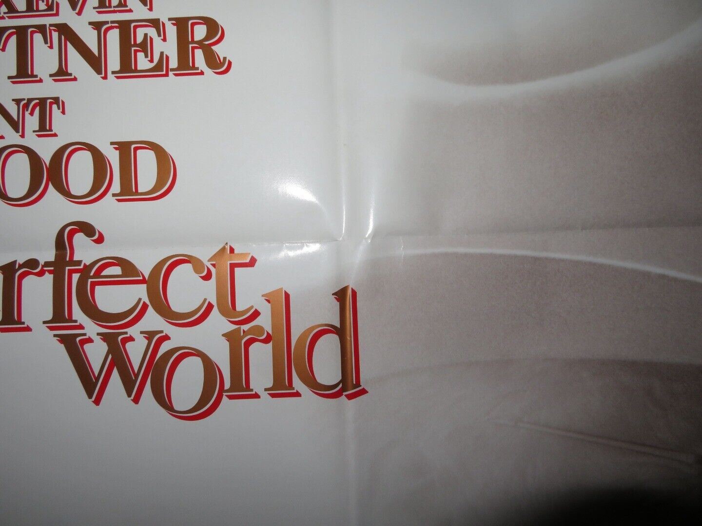 A PERFECT WORLD FOLDED US ONE SHEET POSTER CLINT EASTWOOD KEVIN COSTNER 1993