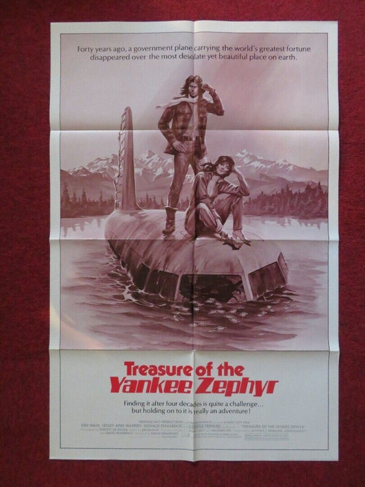 TREASURE OF THE YANKEE ZEPHYR FOLDED US ONE SHEET POSTER KEN WAHL 1981
