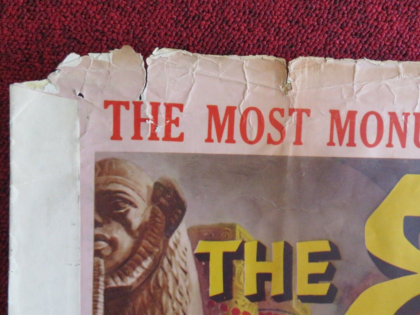 THE EGYTIAN US HALF SHEET (22"x 28") POSTER JEAN SIMMONS VICTOR MATURE 1954 - Rendezvous Cinema