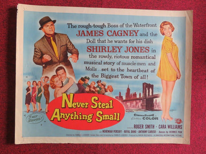 NEVER STEAL ANYTHING SMALL US HALF SHEET (22"x 28") POSTER JAMES CAGNEY 1959 - Rendezvous Cinema
