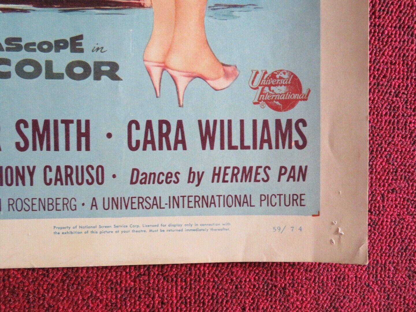 NEVER STEAL ANYTHING SMALL US HALF SHEET (22"x 28") POSTER JAMES CAGNEY 1959 - Rendezvous Cinema