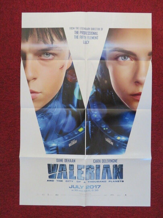 VALERIAN AND THE CITY OF A THOUSDAND PLANETS FOLDED US ONE SHEET POSTER 2017