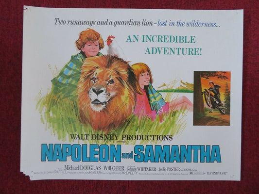 NAPOLEON AND SAMANTHA US HALF SHEET (22"x 28") POSTER DISNEY M DOUGLAS 1972 - Rendezvous Cinema