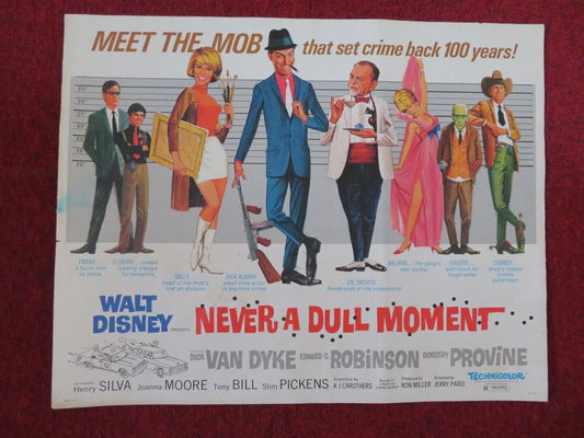 NEVER A DULL MOMENT US HALF SHEET (22"x 28") POSTER DISNEY DICK VAN DYKE 1977 - Rendezvous Cinema