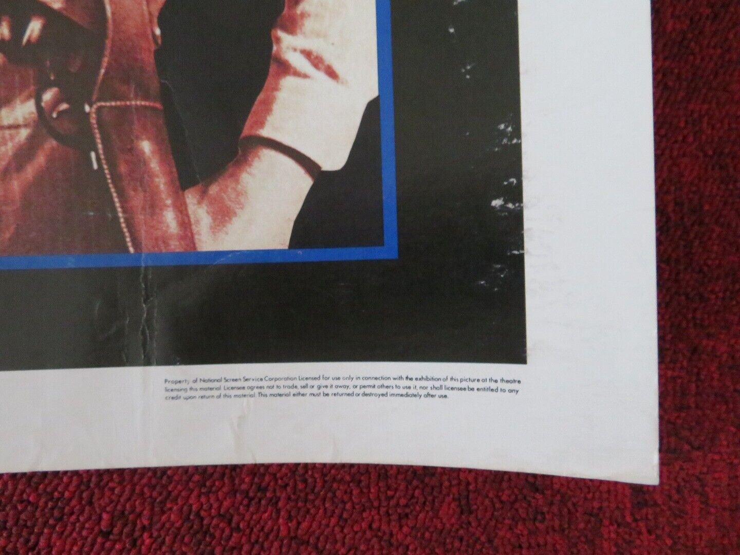 48 HRS  US HALF SHEET (22"x 28")  POSTER NICK NOLTE EDDIE MURPHY 1982