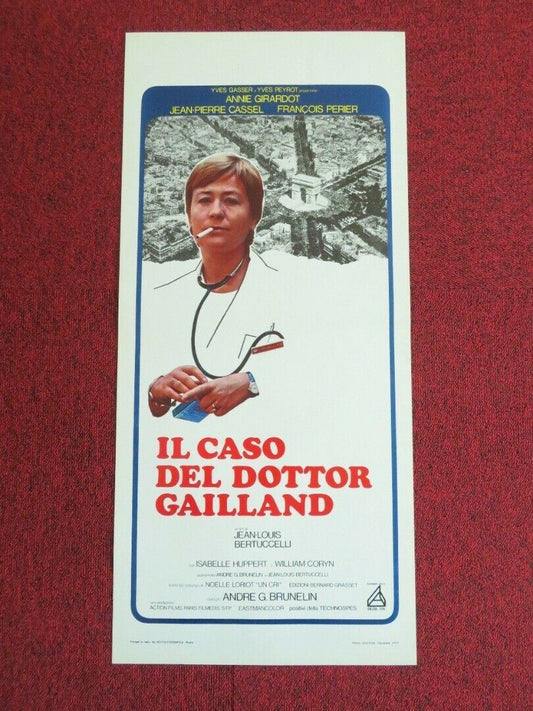 IL CASO DEL DOTTOR GAILLAND ITALIAN LOCANDINA (27.5"x12.5") POSTER 1977 - Rendezvous Cinema