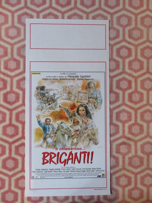LI CHIAMARONO BRIGANTI! ITALIAN LOCANDINA (27.5"x13") POSTER 1999 - Rendezvous Cinema