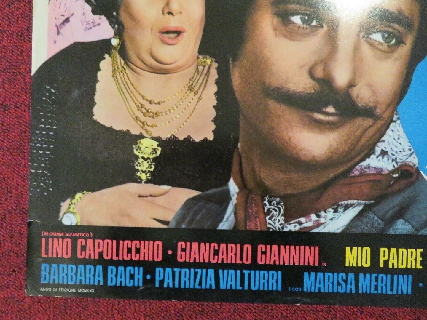 "STORIA D'AMORE E DI... MONARCHIA  - A ITALIAN FOTOBUSTA POSTER 1971