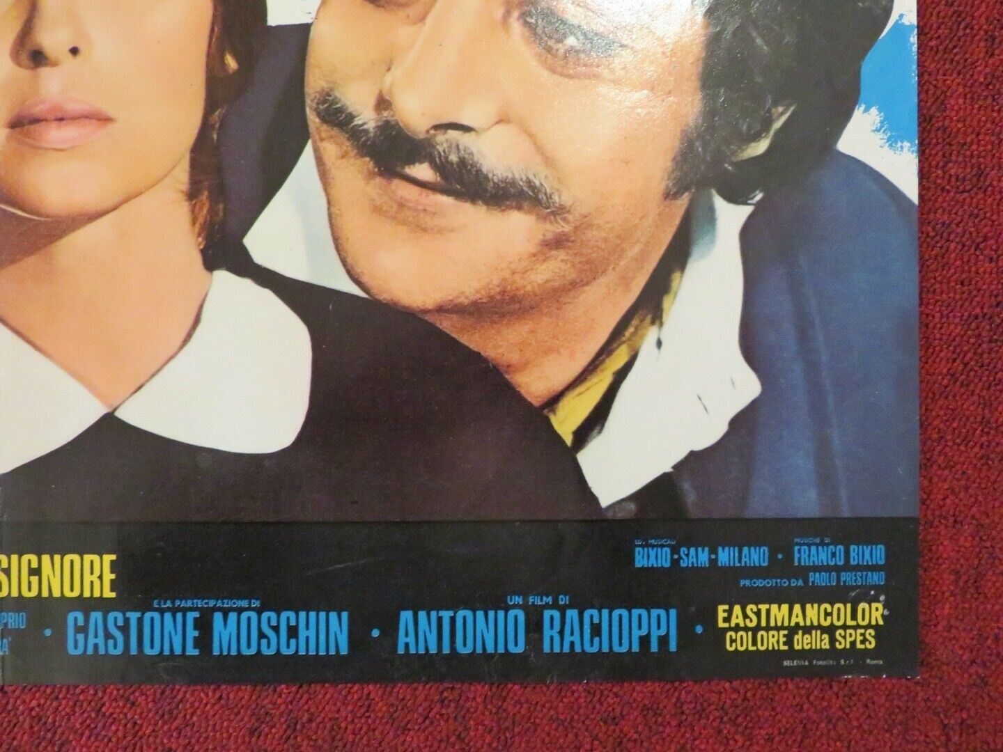 "STORIA D'AMORE E DI... MONARCHIA  - C ITALIAN FOTOBUSTA POSTER 1971