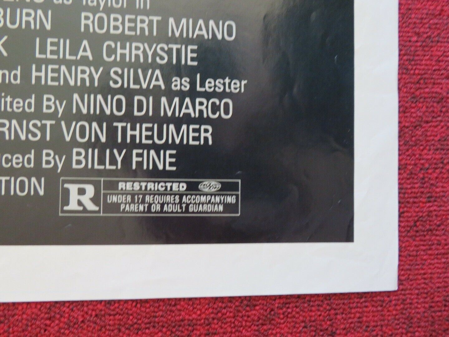 CHAINED HEAT FOLDED US ONE SHEET POSTER LINDA BLAIR JOHN VERNON 1983 - Rendezvous Cinema