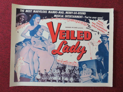 VEILED LADY US HALF SHEET (22"x 28") POSTER GÉZA VON CZIFFRA 1956 - Rendezvous Cinema