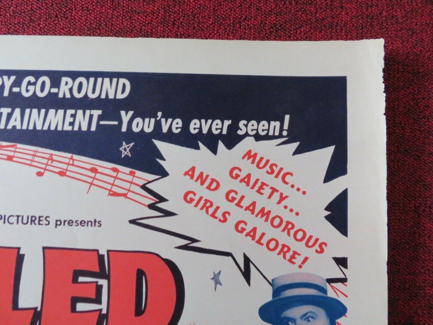 VEILED LADY US HALF SHEET (22"x 28") POSTER GÉZA VON CZIFFRA 1956 - Rendezvous Cinema