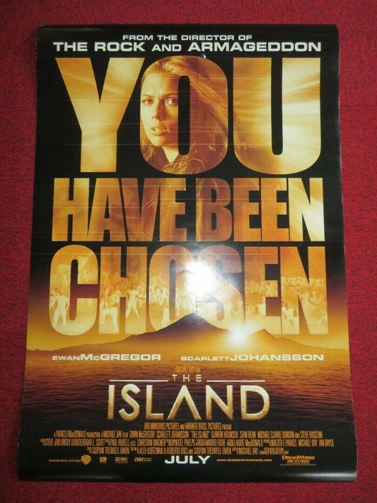 THE ISLAND US ONE SHEET ROLLED POSTER MICHAEL BAY MCGREGOR JOHANSSON 2005 - Rendezvous Cinema