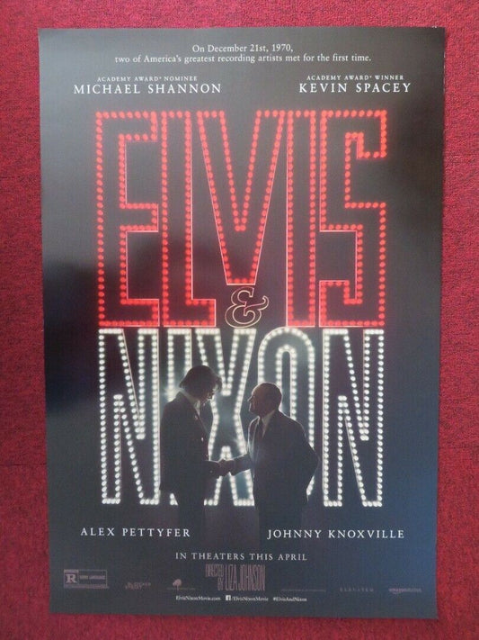 ELVIS & NIXON US ONE SHEET ROLLED POSTER KEVIN SPACEY MICHAEL SHANNON 2016 - Rendezvous Cinema