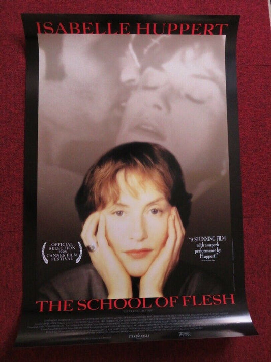 THE SCHOOL OF FLESH US ONE SHEET ROLLED POSTER ISABELLE HUPPERT 1998 - Rendezvous Cinema