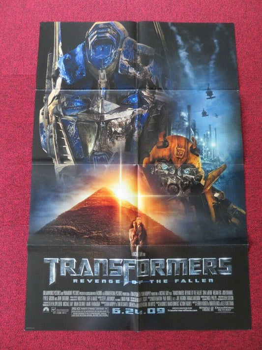 TRANSFORMERS REVENGE OF THE FALLEN FOLDED US ONE SHEET POSTER SHIA LABEOUF 2009 - Rendezvous Cinema