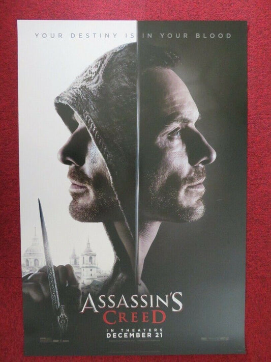 ASSASSINS CREED VERSION C  US ONE SHEET ROLLED POSTER  MICHAEL FASSBENDER 2016